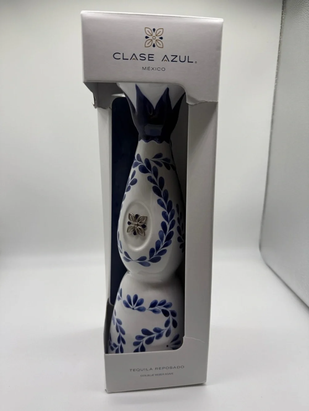 Clase Azul Reposado 750ml Tequila Bottle in Box.